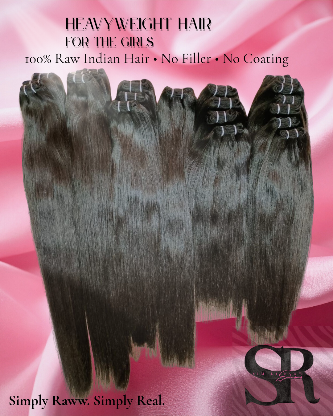 Luxury Raw Natural Straight 3-Bundle Set