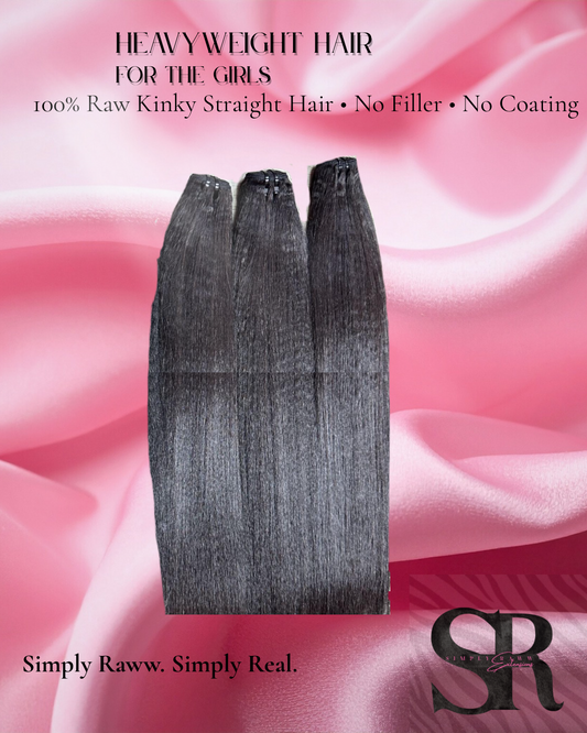 Simply Raww Kinky Straight Bundle (Pre-Order)